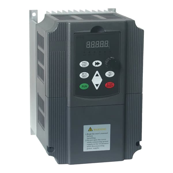 VFD AC Frekvensomformer, Udgangeffektområde: 0,75KW-11KW, Nominel strøm: 2,5A-25A,3 fase 380V, 1 fase 220V, 7.5KW