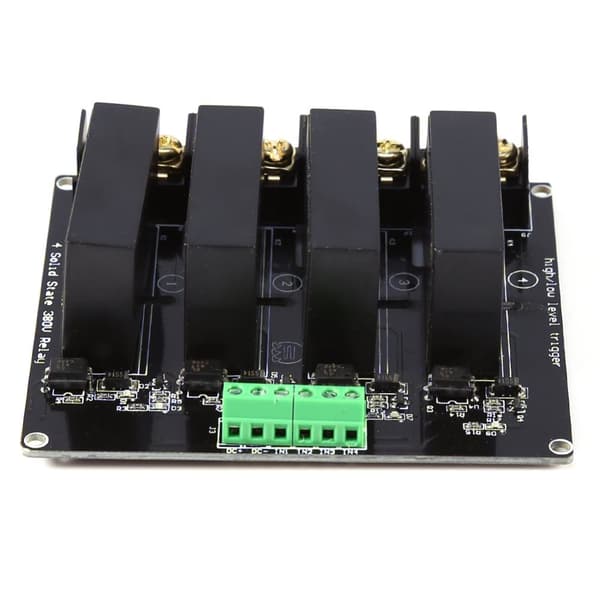 Solid State Relay Modul, 4 Kanaler, 380V Spænding, 8A Strøm