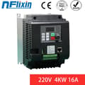 Miniatyrbillede 2 af 2: 220V AC VFD, Flere udgangseffektmuligheder, Åben loop vektorkontrol,220V 4KW, 1 fase 220V, 3 fase 220V