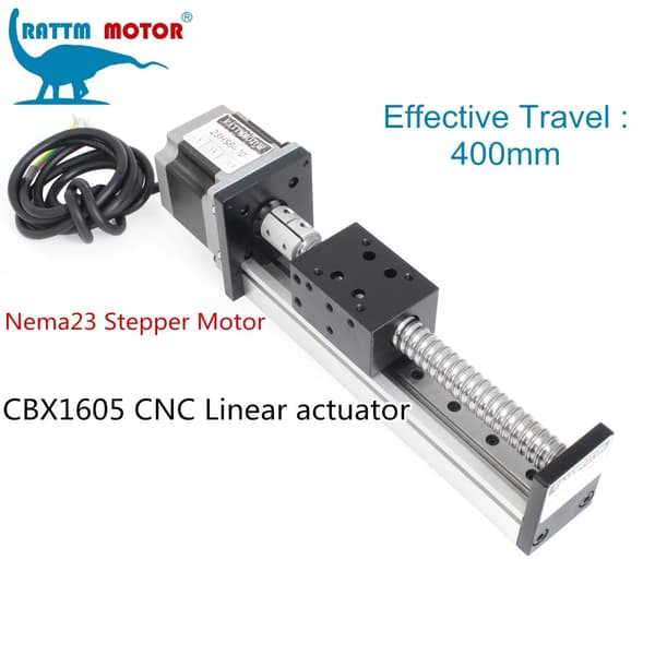 CBX1605 Lineær Aktuator, Nema23 Steppermotor, Maksimal Hastighed 50 mm/s,CBX1605 400