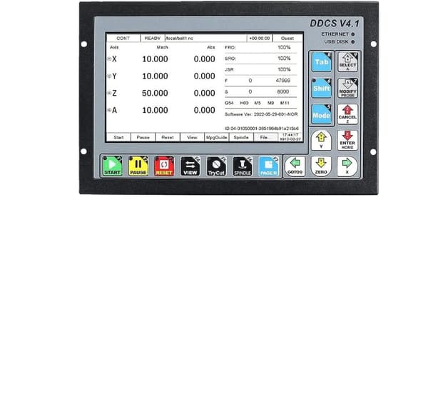 CNC bevægelseskontrol, 4 akse kontrol, 500KHz pulsausgang,4 Akser, V4.1