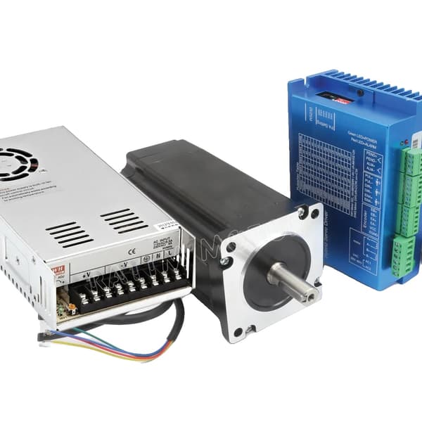 Hybrid stängd slinga servomotor, 12N.m vridmoment, 6A ström, 200KHz frekvens