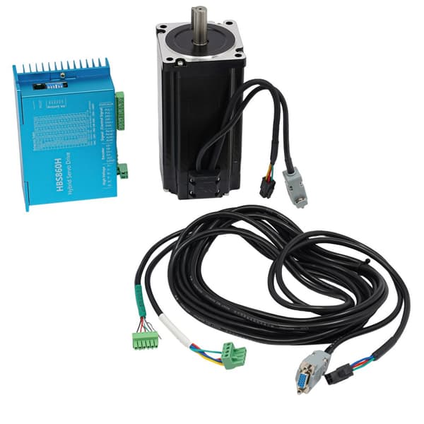 Stängd slinga stegmotor kit, 12N·m vridmoment, 200KHz svarsfrekvens, pålitligt kylsystem