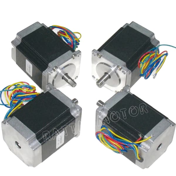Nema23 Stepper Motor, Høj Holdetorque 270 Oz-in, Dobbelt Fase Drift,4stk