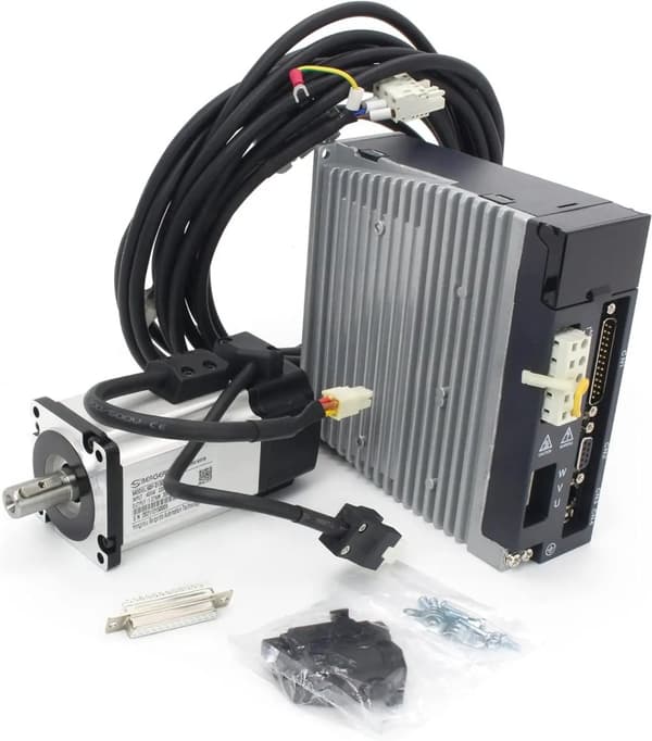 AC Servo Motor Driver Kit, 1500W Effekt, 17Bit Inkrementel Encoder,400w ingen bremse
