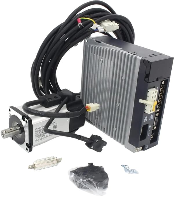 AC Servo Motor Driver Kit, 1500W Effekt, 17Bit Inkrementel Encoder,400w ingen bremse
