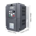 Miniatyrbillede 2 af 2: Frekvensomformer, 1 fase 220V til 3 fase 380V, justerbar udgangsfrekvens 0-600Hz,Enkeltfase 220V, Tre fase 380V, 11KW 15HK