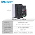 Miniatyrbillede 2 af 2: Variabel Frekvensomformer, 1,5 kW Effekt, 3-faset Indgang,Tre fase 380V, 380V 2HK 1,5kW