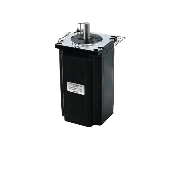 Nema 23 Stegmotor, 3Nm Hållmoment, 1.8° Steg vinkel,8 mm, 3Nm 422ozin
