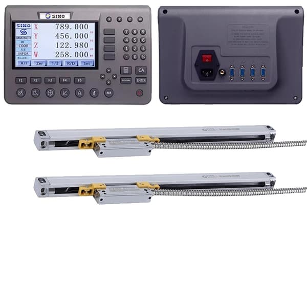 SINO SDS200 DRO-set, LCD-display, upp till 4 axlars kompatibilitet,DRO-2PCS KA500