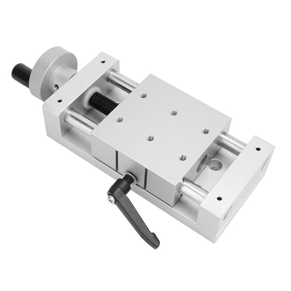 Aluminiumlegering Glidbord Linjärskena Ställ, Precisionrörelse, Kompakt Storlek,Silver