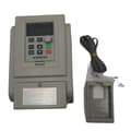 Miniatyrbillede 1 af 2: Frekvensomformer, 220V Enfaset Indgang, 220V Trefaset Udgange, 0.1-400 Hz Udgangsfrekevens,2.2KW 220V(hvid)