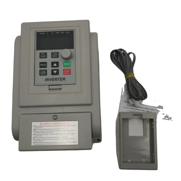 Frekvensomformer, 220V Enfaset Indgang, 220V Trefaset Udgange, 0.1-400 Hz Udgangsfrekevens,2.2KW 220V(hvid)