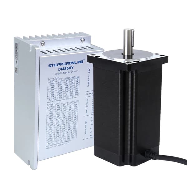 Stepper-moottorisetti, korkea vääntömomentti 12Nm, laaja jänniteinput 18V-80V,14mm