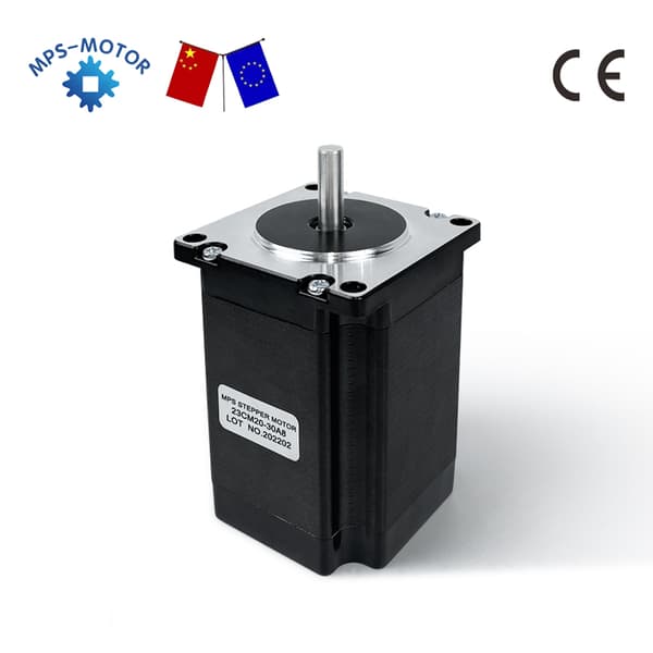 Nema23 Stegmotor, Hög Hållmoment 2.0N.m, 3A Strömklass,8 mm