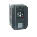 Miniatyrbild 1 av 2: Inverter, Öka AC-frekvensen, 1-fas till 3-fas konvertering,7.5KW(Svart), 1 fas 220V, 3 fas 380V