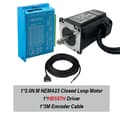 Miniatyrbillede 2 af 2: Nema23 Lukket Sløjfe Steppermotor, 2.0N Holdende Moment, 8mm Akseldiameter,2.0N HBS57H, 8 mm