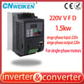Pikkukuva 3 / 4: VFD-invertteri, yksivaiheinen 220V tulo, avoimen silmukan vektorinohjaus,Yksi 0,75 kW 1 hv