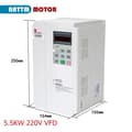 Pikkukuva 2 / 2: Muuttuvataajuusohjain, CNC-jyrsimen karan moottorin nopeudensäätö, 220V-tuki, 5,5KW 220V