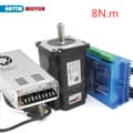 Miniatyrbild 2 av 2: Stängd slinga stegmotor kit, 8N.m vridmoment, HSS86 servo drivrutin, 200KHz frekvens,Med strömförsörjning