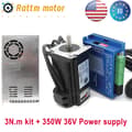 Miniatyrbillede 2 af 2: Lukket Sløjfe Servo Motor Kit, 3Nm Holdemoment, 5A Strøm,tilføj 350W