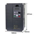 Miniatyrbillede 2 af 2: Frekvensomformer, 15KW udgangseffekt, 32A nennestrøm, 3-faset indgangsspænding,15kw(20HK)380V
