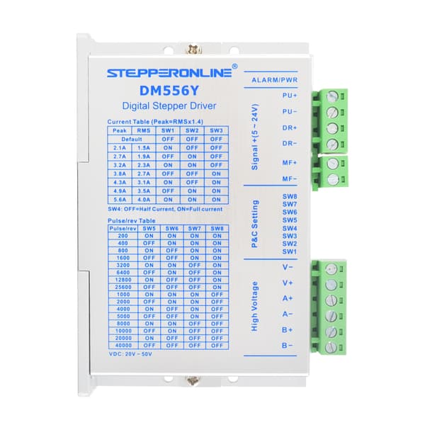 Stepper Motor Kit, 3 Nm Holdemoment, 1,8 Grad Trinvinkel, 5 A Strøm,8mm