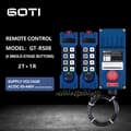 Miniatyrbillede 2 af 2: Industriel radio trådløs kranhejs fjernbetjening, 8 enkelt-hastigheds knapper, IP65 beskyttelse, UHF 425-446 MHz,65-440V AC DC 2T1R