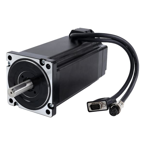 Lukket Sløjfe Steppermotor, 12Nm Holdemoment, 2 Faser, Optisk Encoder,14mm
