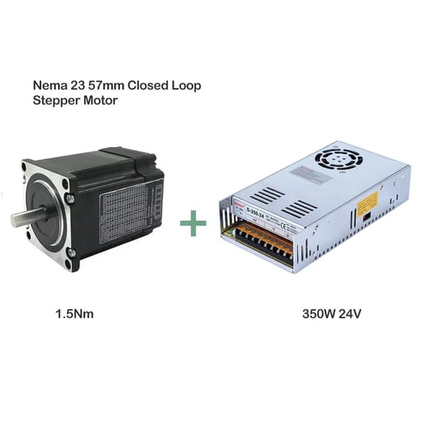 Stepper Motor Driver Kit, Integrerad Sluten Slingslinga, 3000 RPM,5 axlar, 1.5Nm med kraft