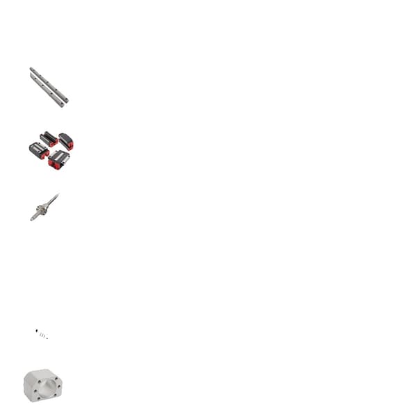 Lineaariset ohjaimet, korkea toimintavakaus, matala melutaso,HGH-500 x 3kit, FKFF12-HGW15CC-c