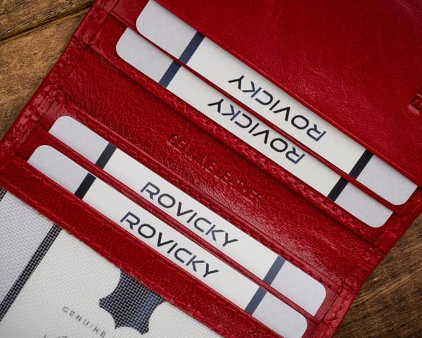 Læderetui til kort og dokumenter - Rovicky