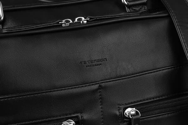 Herre laptoptaske op til 14 tommer lavet af økologisk læder - Peterson