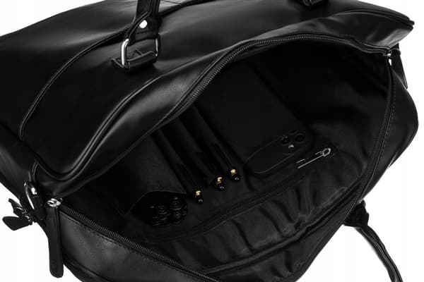 Herre laptoptaske op til 14 tommer lavet af økologisk læder - Peterson