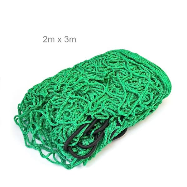Lastnät för Släp - Relaxdays - 10017178 - Grön - Elastisk - 2x3m uttöjbart till 3,8x4,2m
