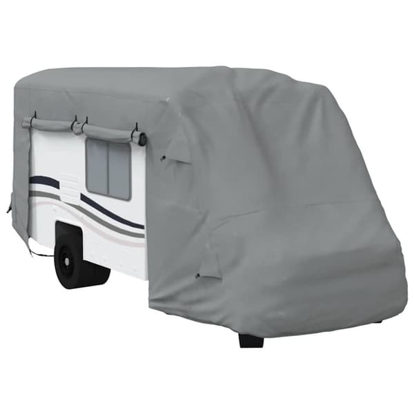 Husbilsöverdrag grå 610x235x275 cm non-woven tyg