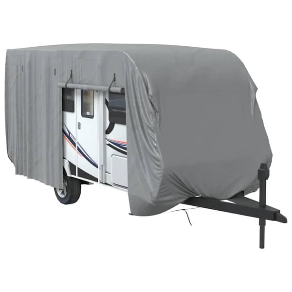 Husvagnsöverdrag grå 670x250x220 cm non-woven tyg