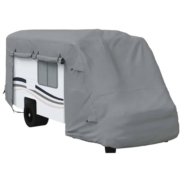 Husbilsöverdrag grå 570x235x275 cm non-woven tyg