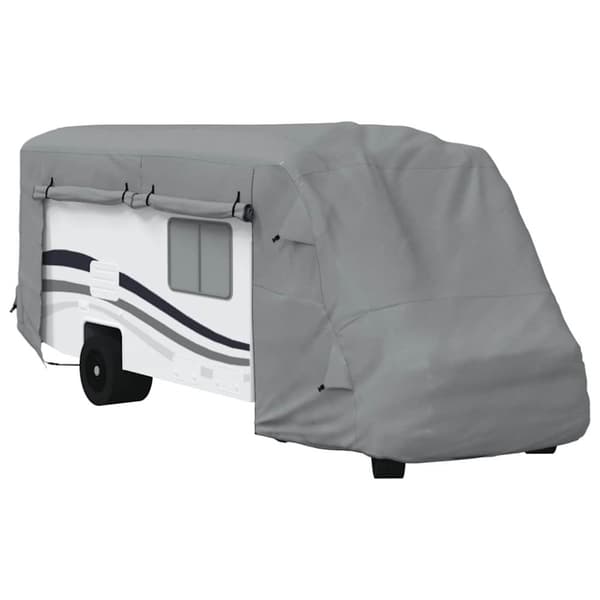 Husbilsöverdrag grå 660x235x275 cm non-woven tyg