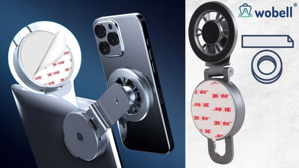 Magneettinen auton puhelinpidike ohjaamon ikkunalaudalle 3M teipillä