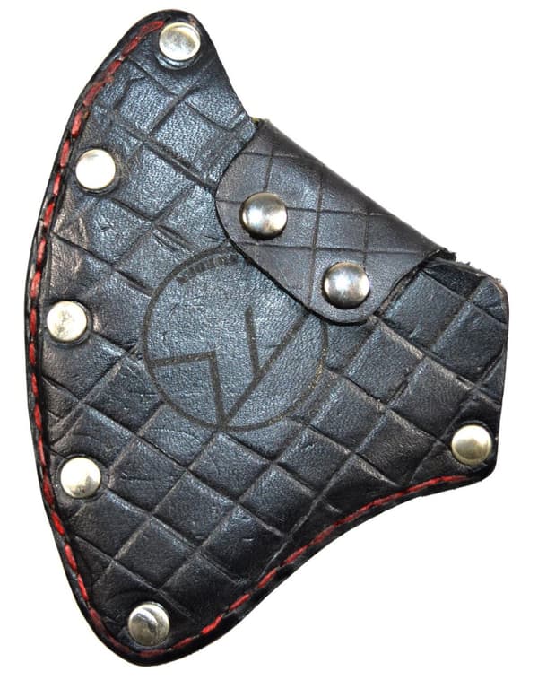 Protective Axe-sheat - fitts cold steel norse hawk - 100% handmade in Sweden - Swedish vegtan leather
