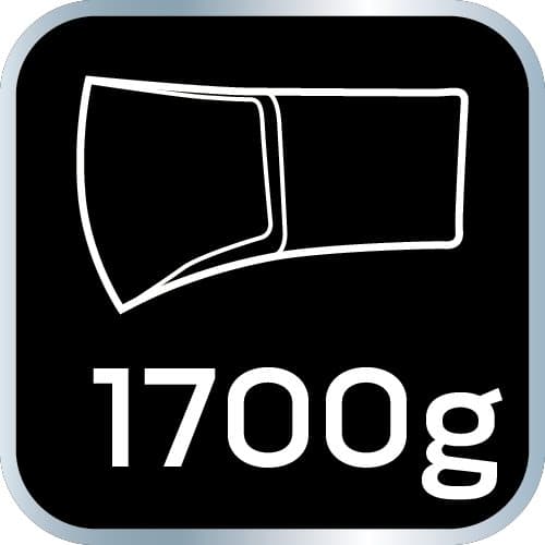 Flækkeøkse 2200 g, hoved 1700 g, 28"