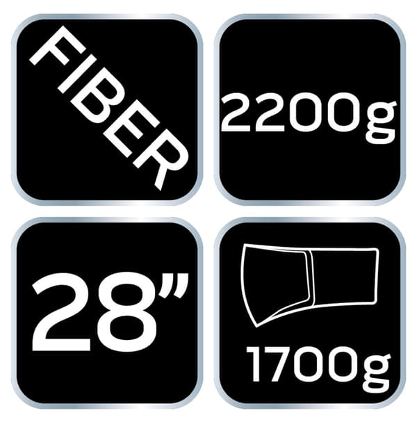 Flækkeøkse 2200 g, hoved 1700 g, 28"