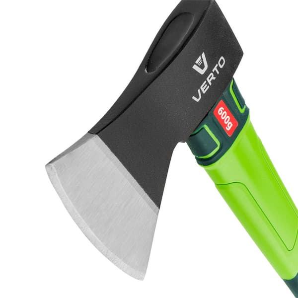 Økse 860 g, hoved 600 g, fiberskaft