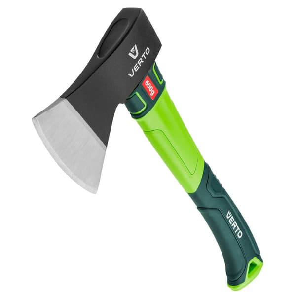Økse 860 g, hoved 600 g, fiberskaft