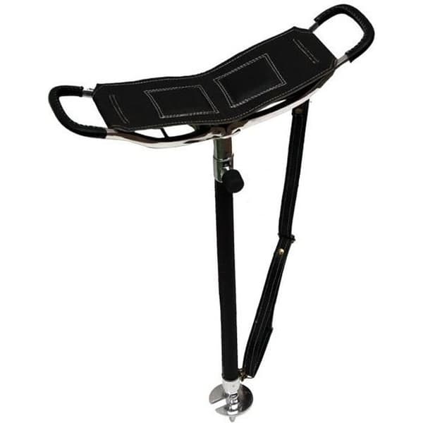 Fällbar sittkäpp - EURO HUNT - Justerbar höjd 54-75 cm - Lättmetall - Maximal belastning 100 kg