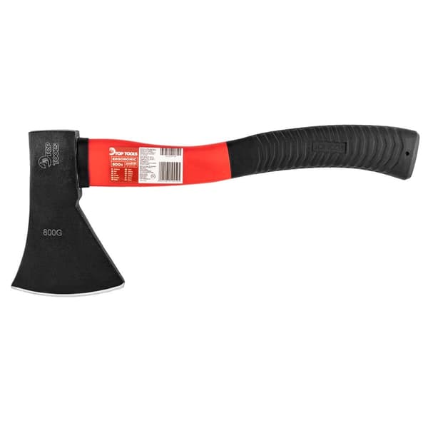 Økse 800g, glasfiberskaft