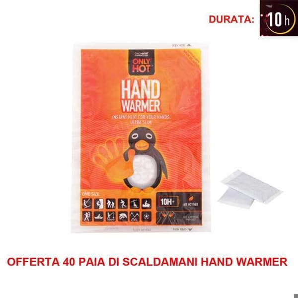 OFFERT 40 PAAR HANDVÄRMARE FÖR SPORT ONLY HOT AUTORISKADE BUSTINA