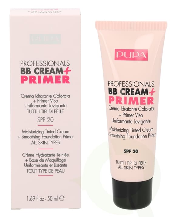 Pupa Milano Pupa Pupa Professionals BB Cream + Primer SPF20 50 ml #001 Nude - All Skin Types