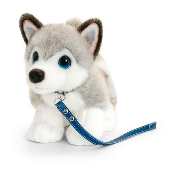 Keel Toys Signature Cuddle Husky Puppy On Lead